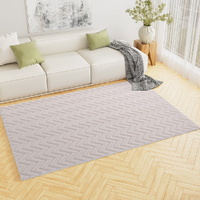 Artiss Microfibre Area Rug 160x230cm Washable Ripple Mat