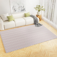 Artiss Microfibre Area Rug 200x290cm Washable Ripple Mat
