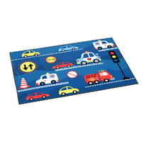 Artiss Kids Area Rug 160x230cm Soft Washable Carpet Blue