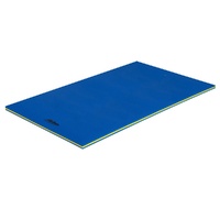 Weisshorn Floating Water Mat 3.5x1.8m Foam Pad Blue