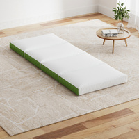 Giselle Bedding Single Foldable Foam Mattress Green
