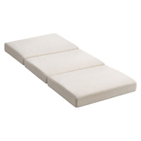 Giselle Bedding 3-Fold Portable Fleece Foam Mattress
