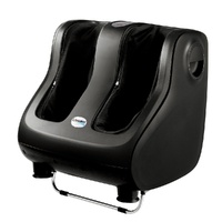 Livemor Shiatsu Electric Calf & Leg Massager with Kneading Roller - Black