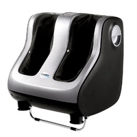 Livemor Shiatsu Electric Calf & Leg Massager with Kneading Roller - Silver
