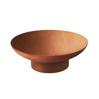 Grillz Cast Iron Fire Pit Bowl 70cm Vintage