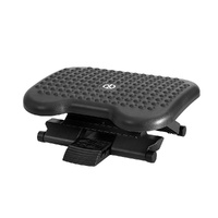Artiss Adjustable Under Desk Footrest Massage Black