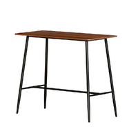 Artiss Halle Bar Table 120cm Rectangular Oak