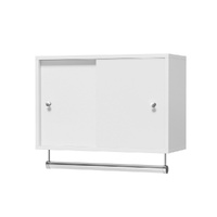 Artiss Wall Mounted Bathroom Storage Cabinet Medicine Organiser White