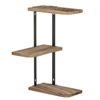 Artiss Floating Wall Shelf 3 Tier Wood