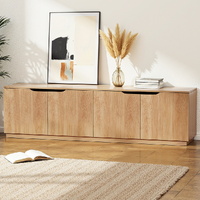Artiss 180cm TV Unit Entertainment Storage Cabinet Pine