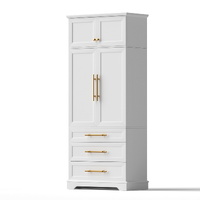Artiss 200cm Buffet Sideboard Cabinet White Drawers Doors Storage