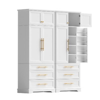 Artiss 200cm Buffet Sideboard Cabinet White x2 Drawers Doors Storage