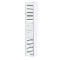 Artiss 2x Bathroom Toilet Storage Tallboy Cabinet Cupboard