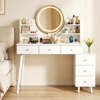 Artiss Vanity Dressing Table LED Charging Station White