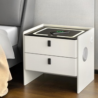 Artiss BESS Smart Bedside Table with Wireless Charging - White