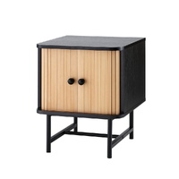 Artiss BORIS Bedside Table Sliding Doors