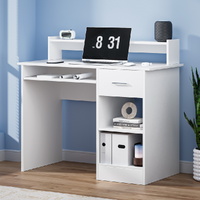 Artiss Computer Desk Drawer Cabinet Shelf 100cm White
