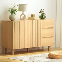 Artiss 130cm Buffet Sideboard Cabinet Storage Pine