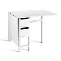 Artiss Extendable Rectangular Dining Table White