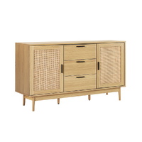 Artiss Rattan Buffet Sideboard BRIONY Oak