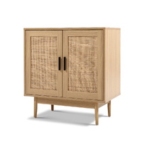 Artiss Rattan Buffet Sideboard 2 Doors BRIONY Oak