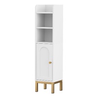 Artiss 2x Bathroom Storage Cabinet Toilet Corner White