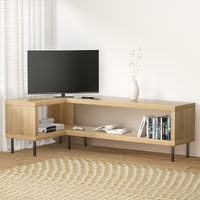 Artiss Corner TV Cabinet 130cm Entertainment Unit Storage