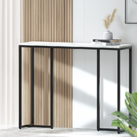 Artiss Frenisha Console Table Marble Effect White