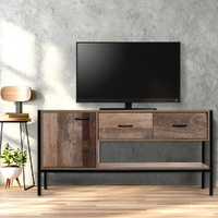 Artiss Industrial Wooden TV Stand 120cm Storage Unit