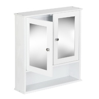 Artiss Bathroom Mirror Cabinet Storage Cupboard White