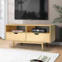 Artiss TV Cabinet Entertainment Unit 120cm Pine Wood
