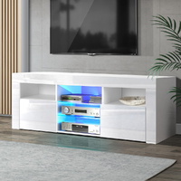 Artiss Angus LED Entertainment Unit TV Cabinet 145cm White