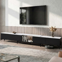 Artiss Extendable TV Cabinet Entertainment Unit Stand Black