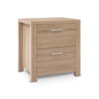 Artiss MAXI Bedside Table 2 Drawers Pine
