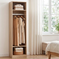 Artiss Wardrobe Clothes Closet Storage Organizer Shelf Pine