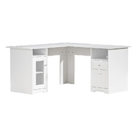 Artiss 150cm L-Shaped Computer Desk White