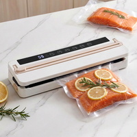 Devanti Food Vacuum Sealer Machine White 6 Modes Auto Seal Cutter