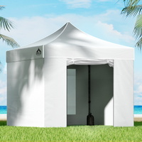 Instahut Pop Up Gazebo 3x3m Folding Tent 500D Oxford White