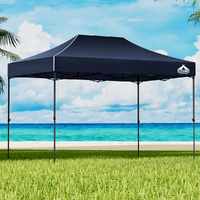 Instahut 3x4.5m Pop Up Gazebo Folding Marquee Tent 500D Navy