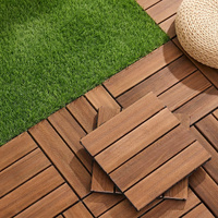 Gardeon 10PCS Wood Deck Tiles 30x30cm Interlocking Patio