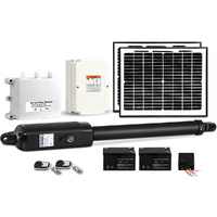 LockMaster Single Swing Gate Opener 500KG 20W Solar Panel