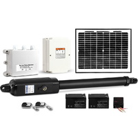 LockMaster Single Swing Gate Opener 500KG 10W Solar Panel