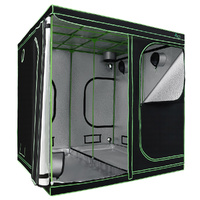 Green Fingers Grow Tent 200x200x200cm Hydroponics Indoor Kit