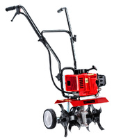 Giantz 65CC Mini Garden Tiller Rototiller 4 Blades Cultivator