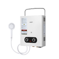 Devanti Portable LPG Gas Water Heater White