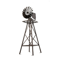 Gardeon Garden Windmill 120cm Metal Ornamental Outdoor Decor