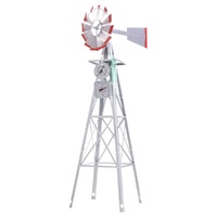 Gardeon 8FT Garden Windmill Metal Ornament Outdoor Decor