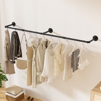 Artiss Metal Floating Shelf Clothes Rack Airer