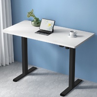 Artiss Motorised Standing Desk White 120cm Height Adjustable