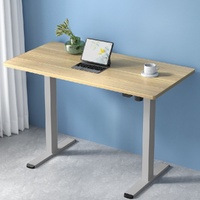 Artiss Electric Standing Desk Motorised 120cm White Oak